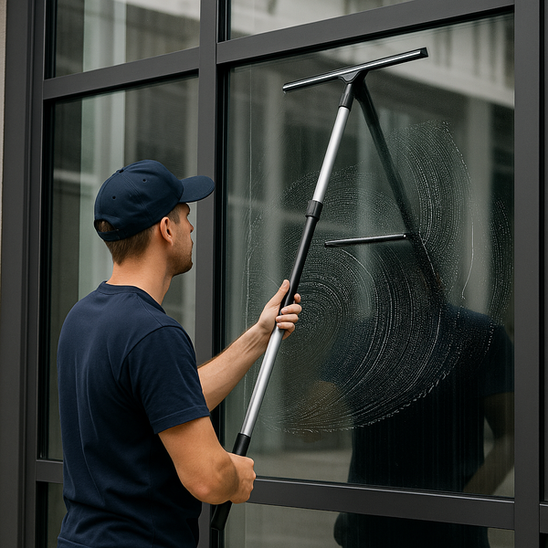 Lavage professionnel de vitres de bureaux